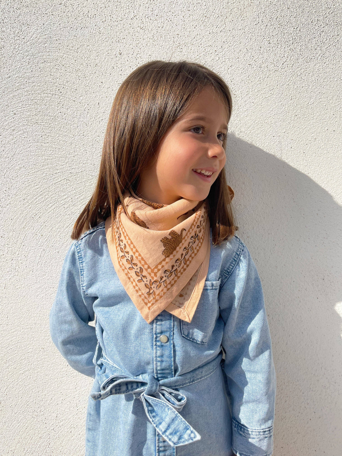 Petit foulard Oscar – tigre pêche, vue 3