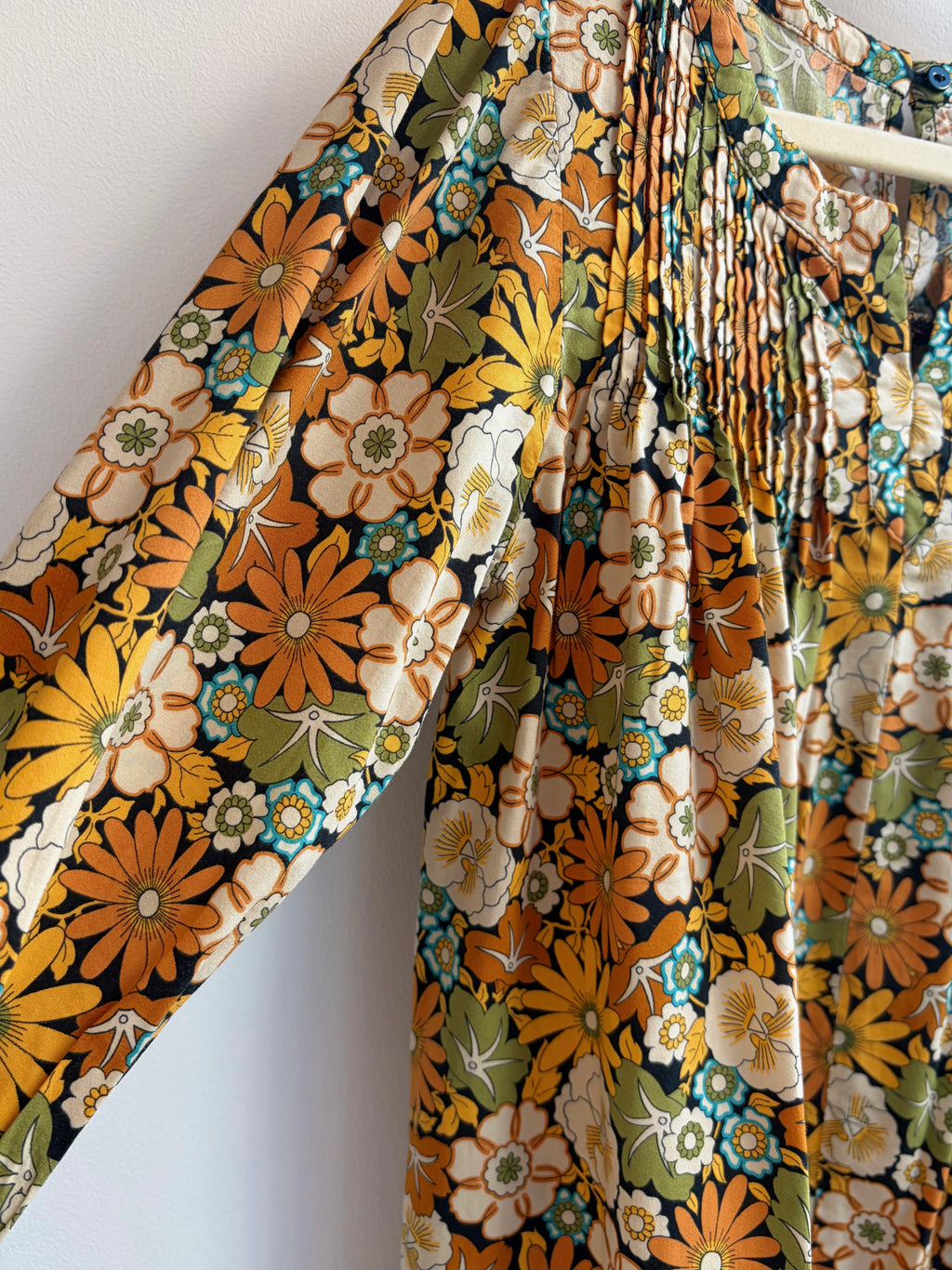 Robe fleurie jaune – Zara