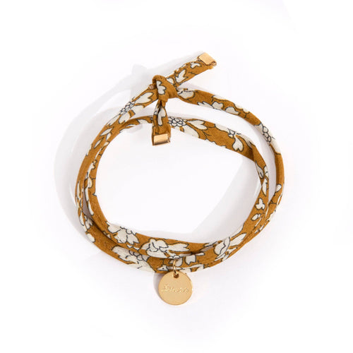 Bracelet Liberty double tour – médaille Amour