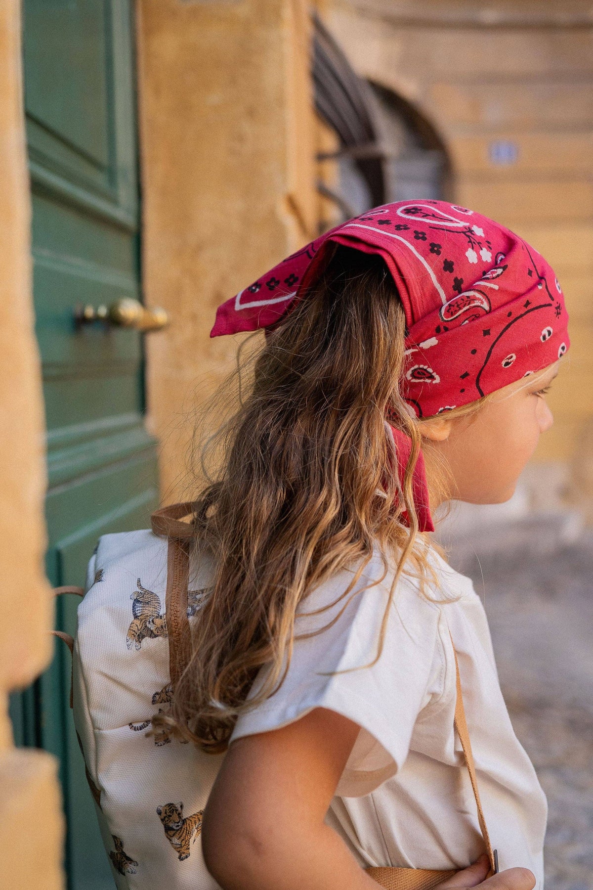 Petit foulard Oscar – bandana rouge, vue 2