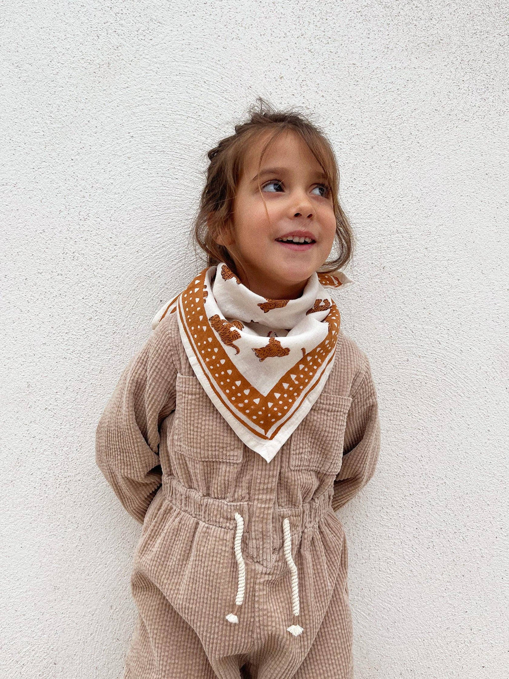Petit foulard Oscar – tigre milk, vue 5
