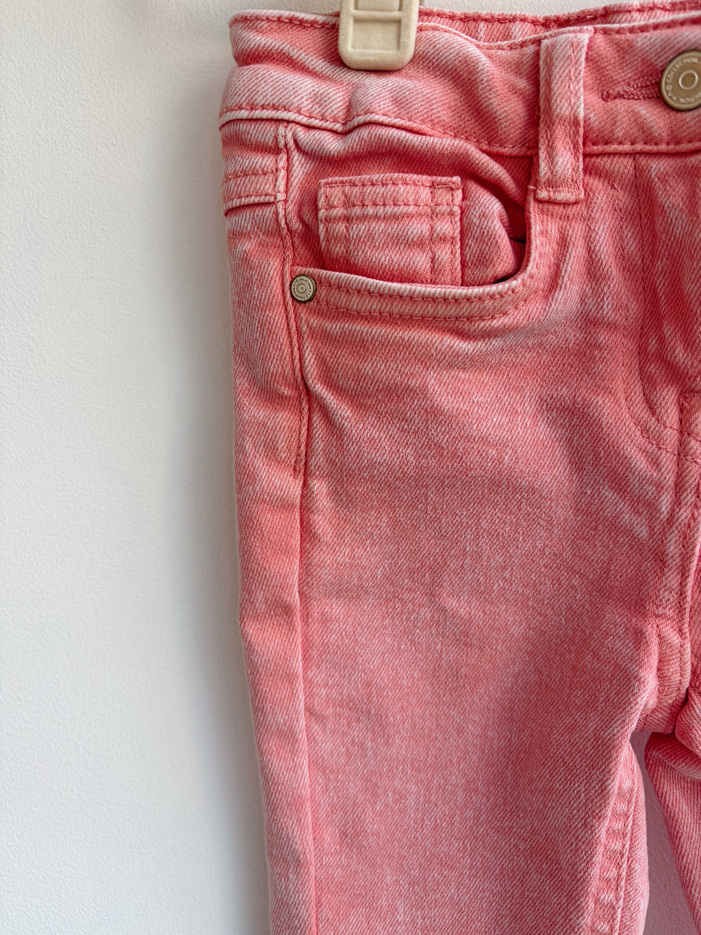 Pantalon flare rose délavé – Tape à l'œil