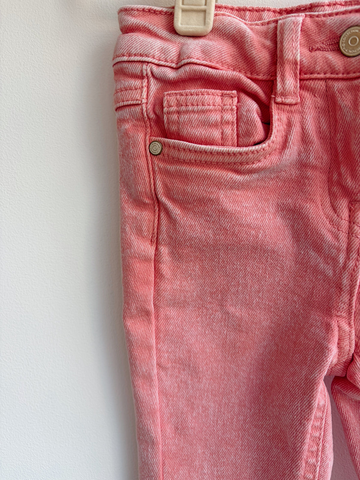Pantalon flare rose délavé – Tape à l'œil