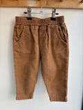 Pantalon en velours côtelé marron – Maed for Mini