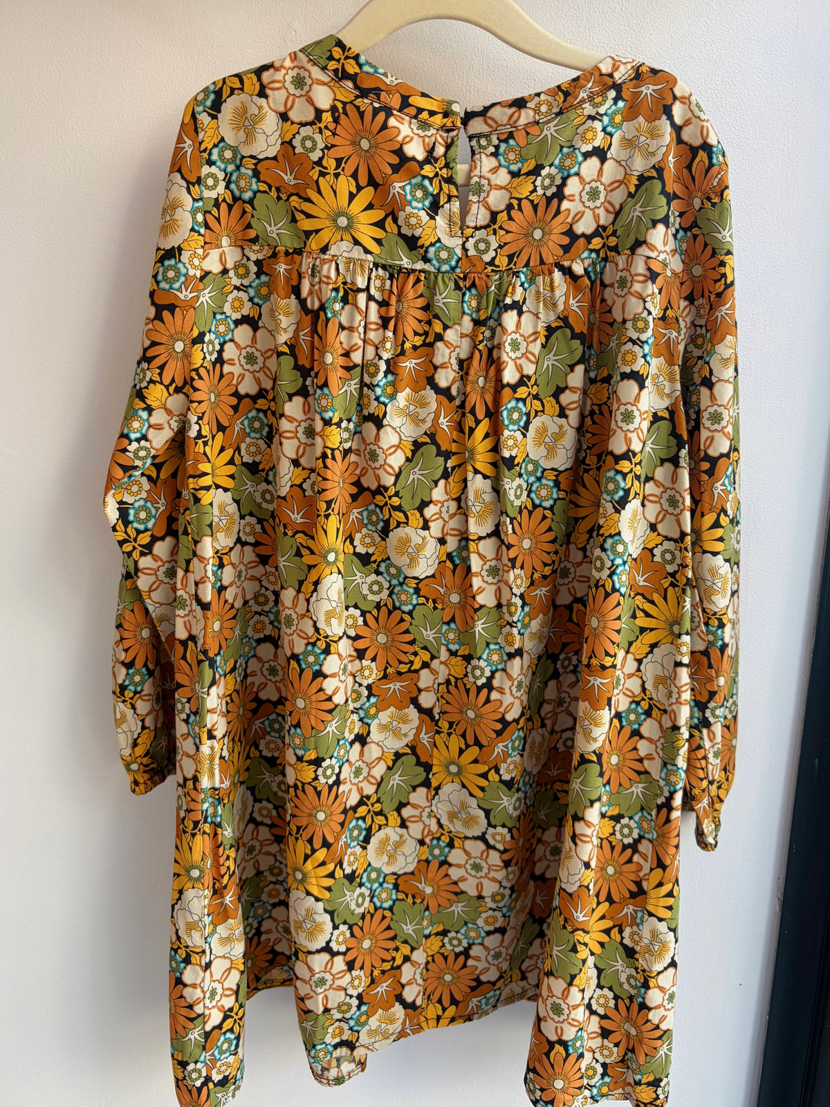 Robe fleurie jaune – Zara