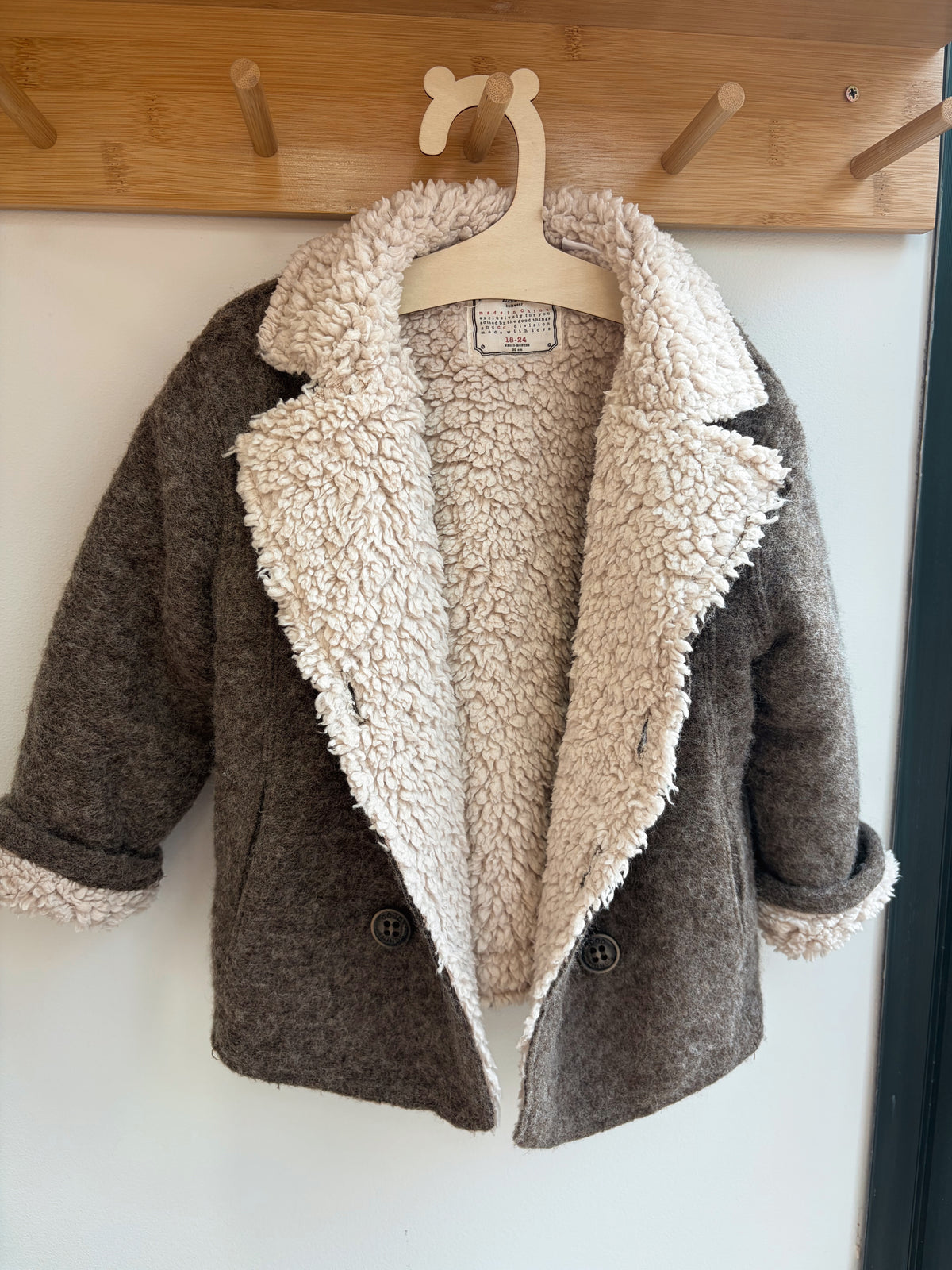 Manteau caban gris – Zara
