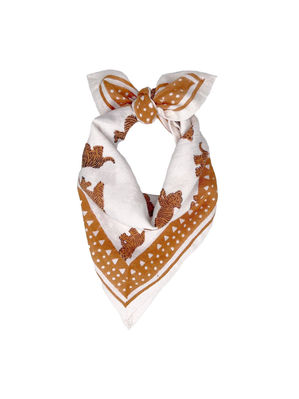 Petit foulard Oscar – tigre milk