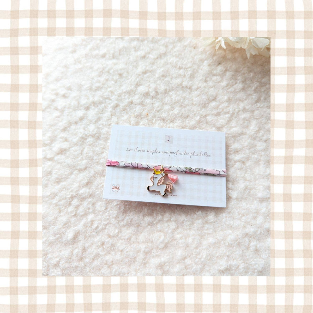 Bracelet petite licorne