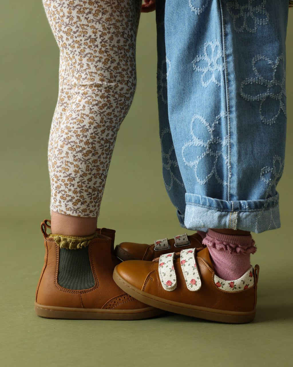 Baskets Mahaut – marron à fleurs, vue 8