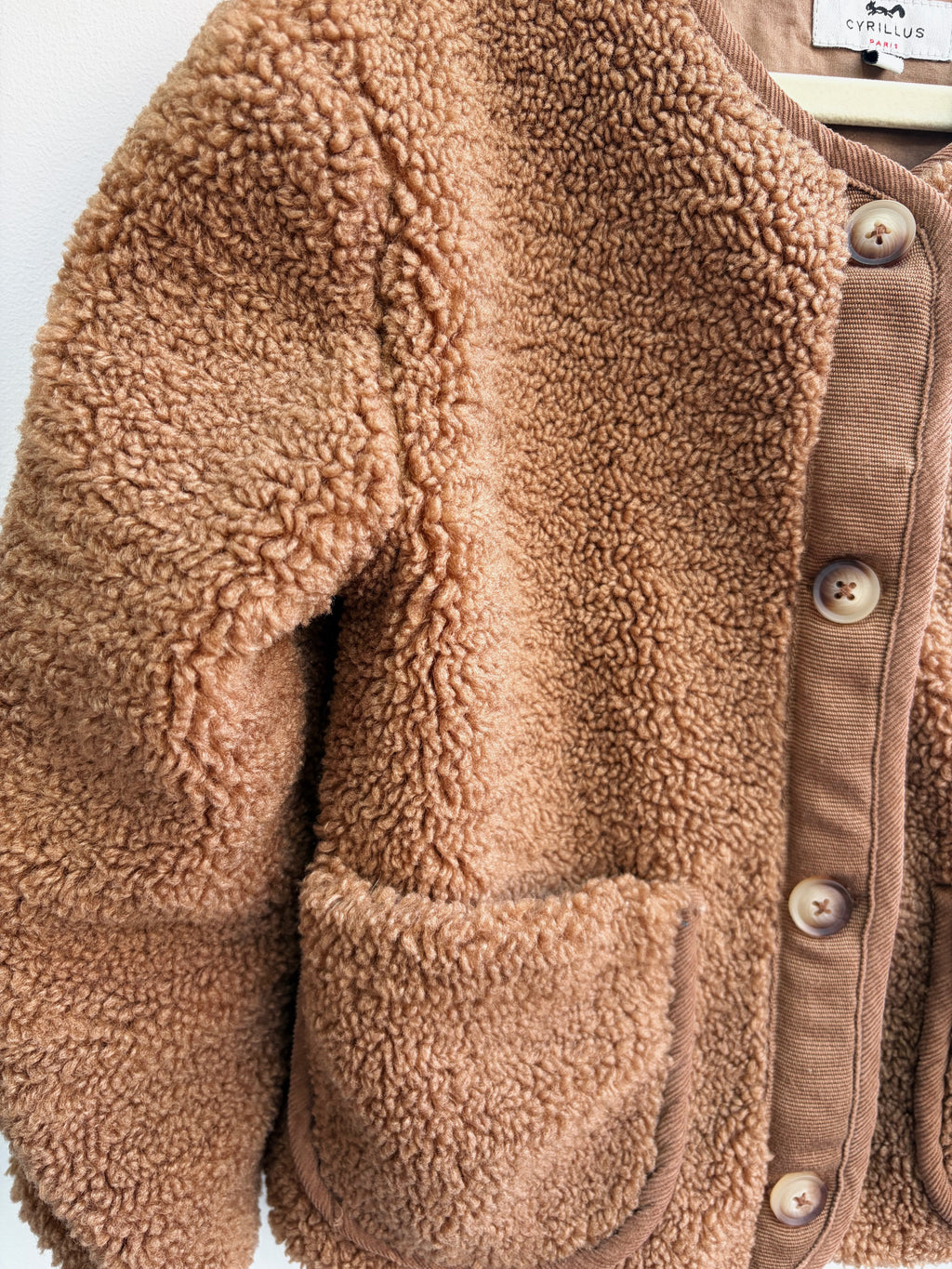 Veste en sherpa caramel – Cyrillus