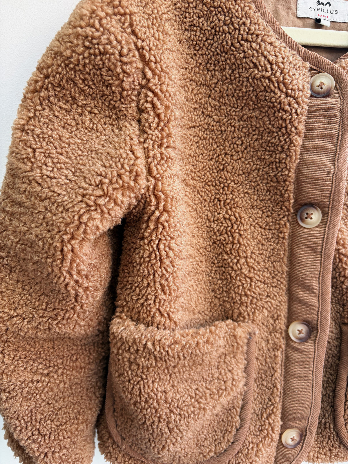 Veste en sherpa caramel – Cyrillus