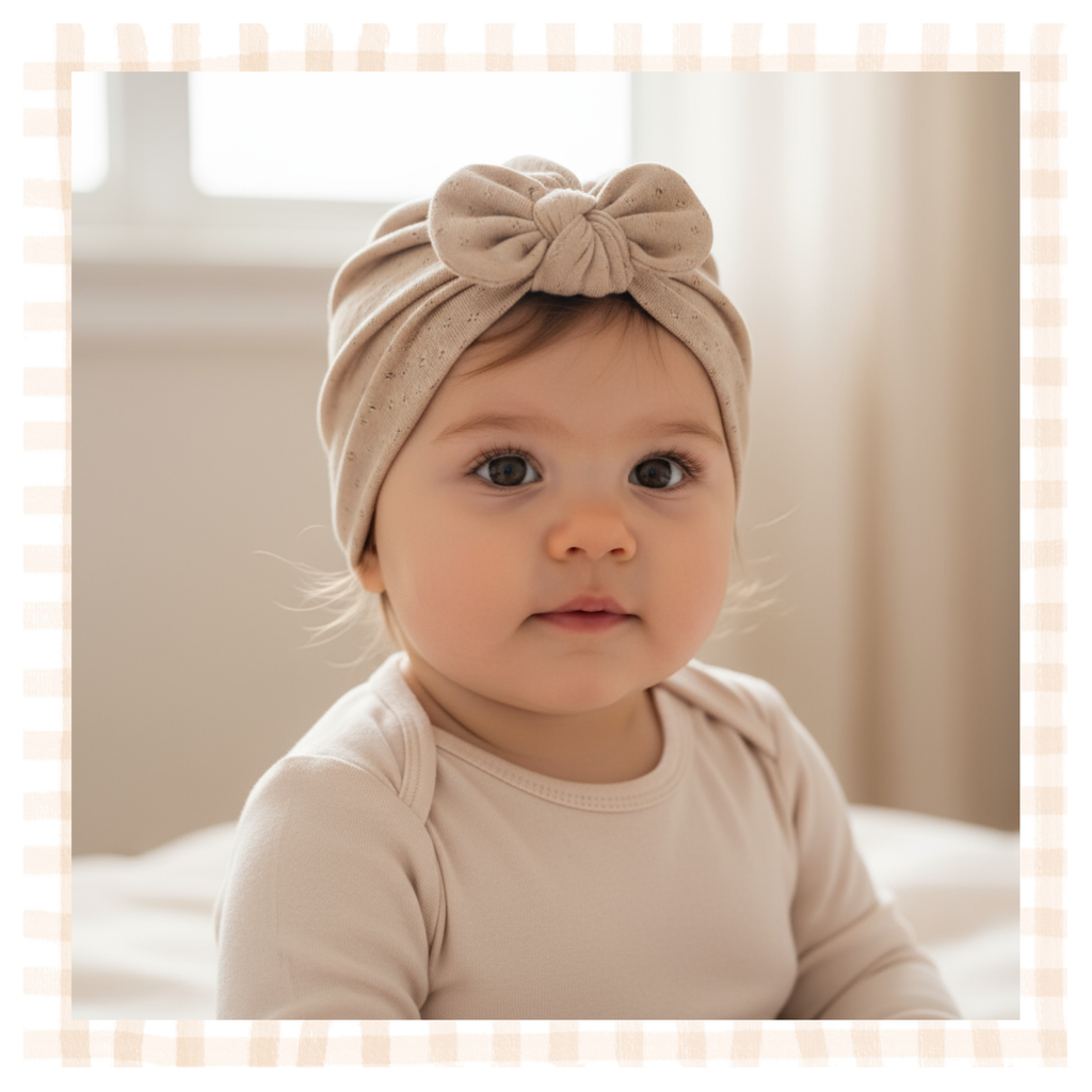 Turban en jersey pointelle
