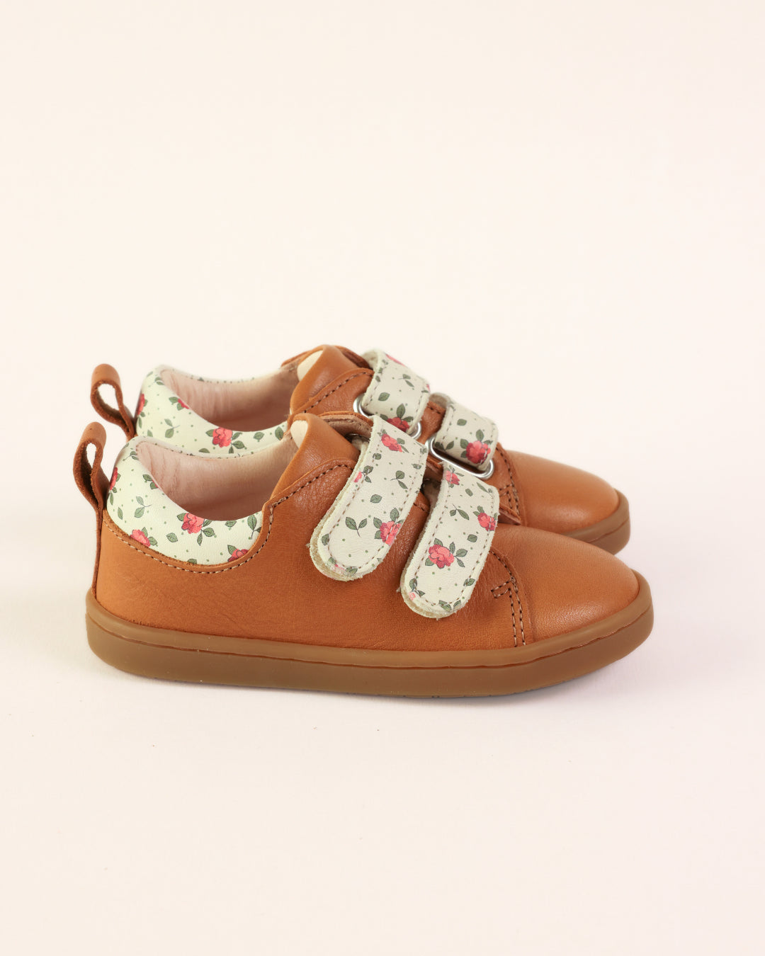 Baskets Mahaut – marron à fleurs, vue 3