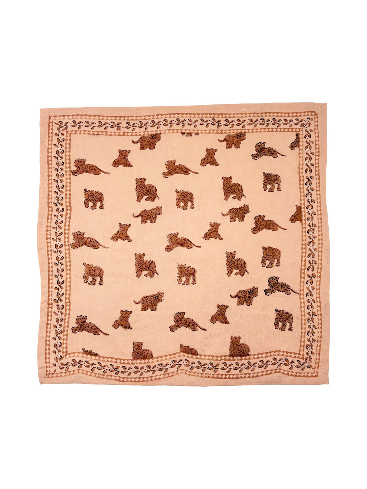 Petit foulard Oscar – tigre pêche, vue 4