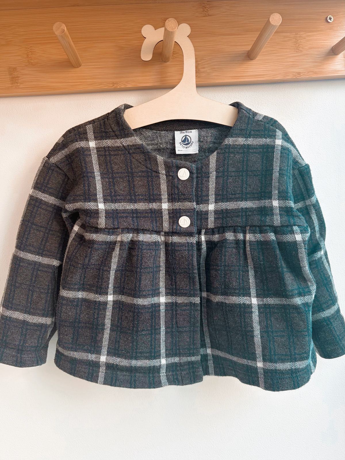 Blouse à carreaux – Petit Bateau