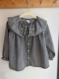 Blouse col brodé – H&M
