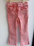 Pantalon flare rose délavé – Tape à l'œil