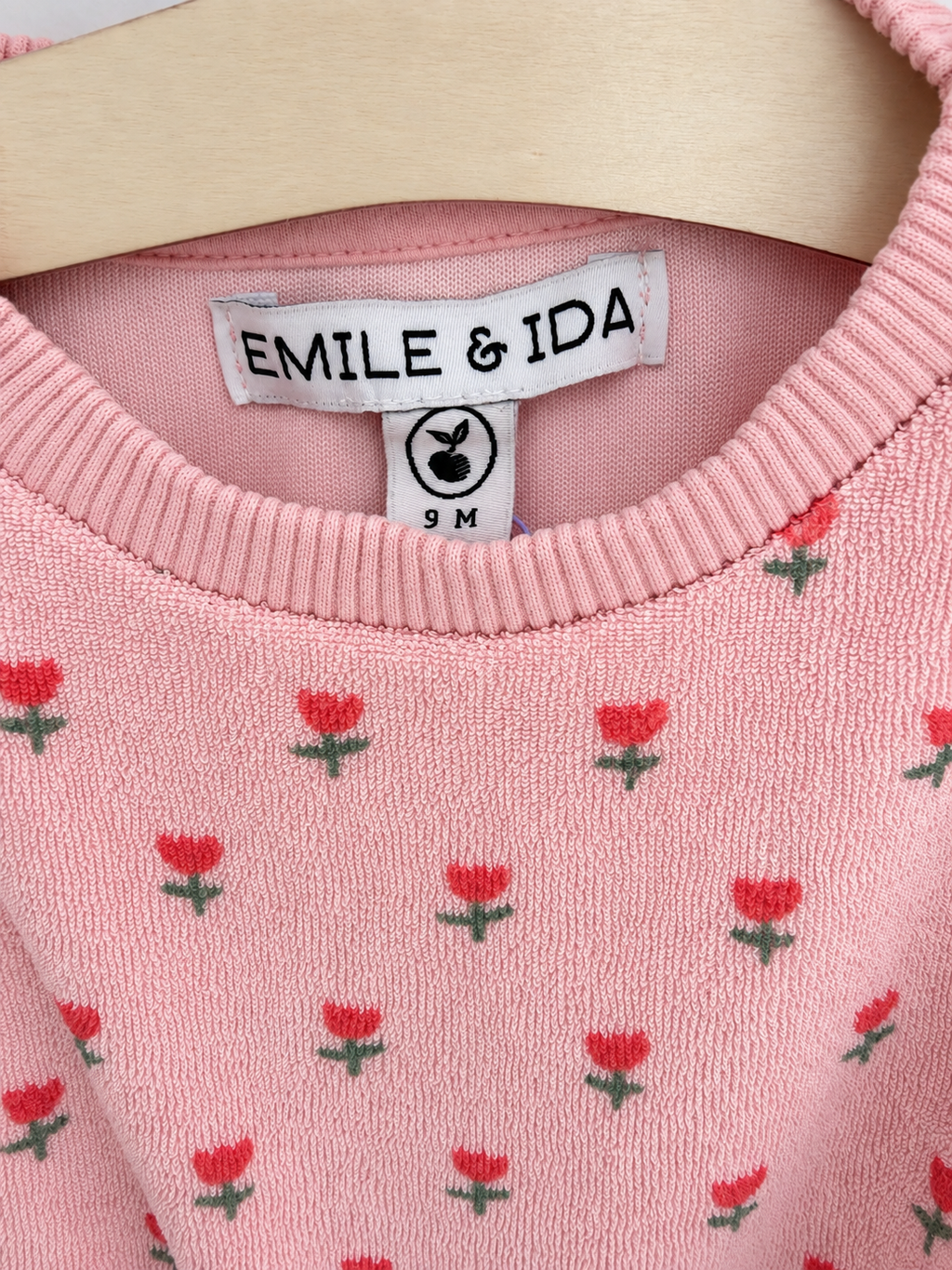 Sweat velours tulipes – Emile et Ida