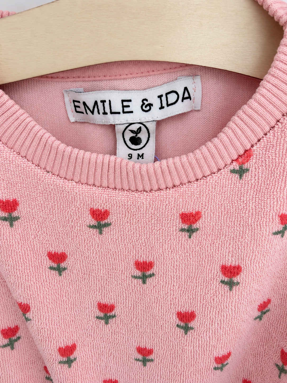 Sweat velours tulipes – Emile et Ida
