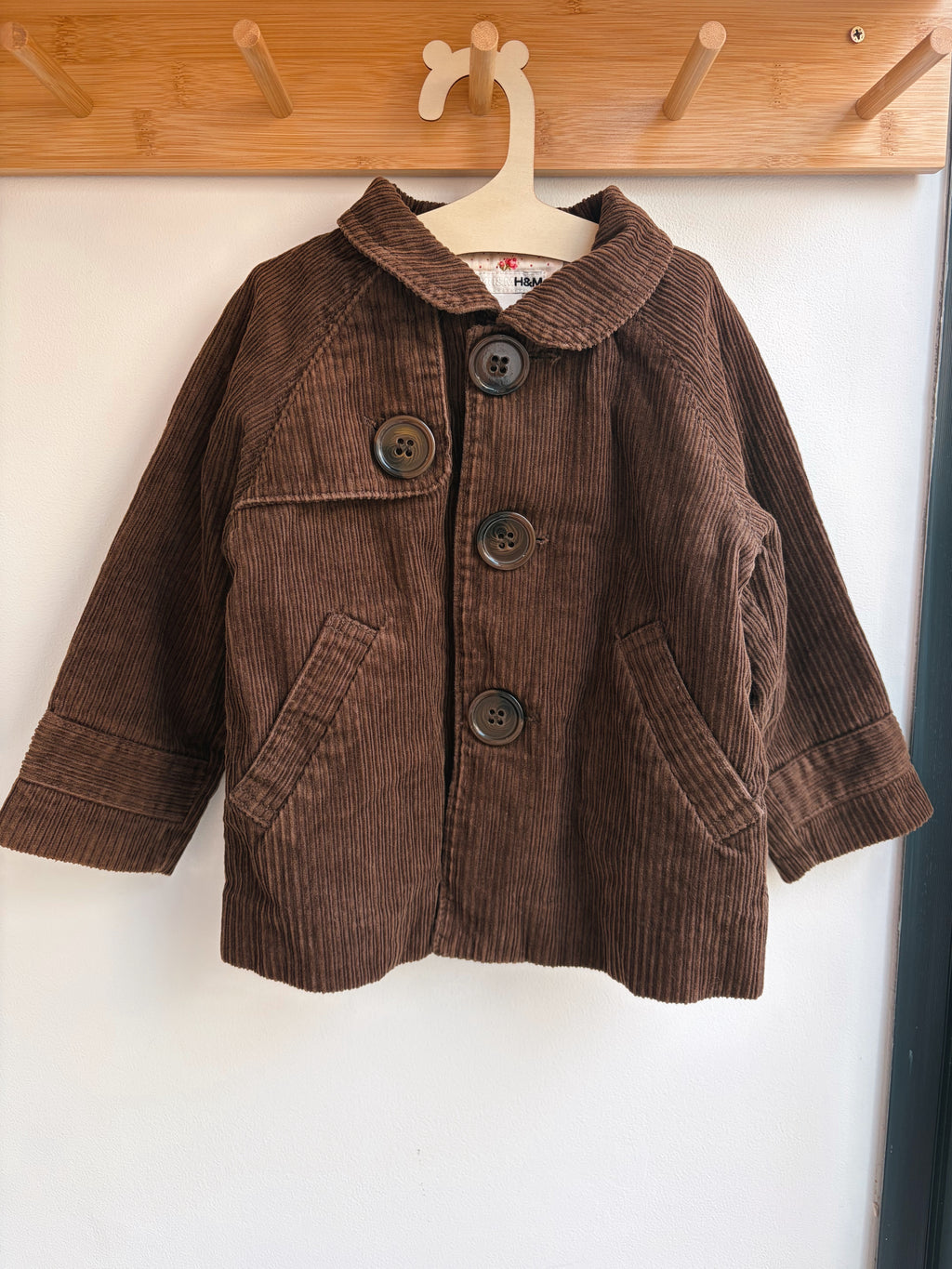 Veste en velours côtelé marron – H&M