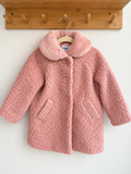 Manteau rose bouclette – Mayoral