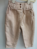 Pantalon en velours côtelé beige – Kiabi