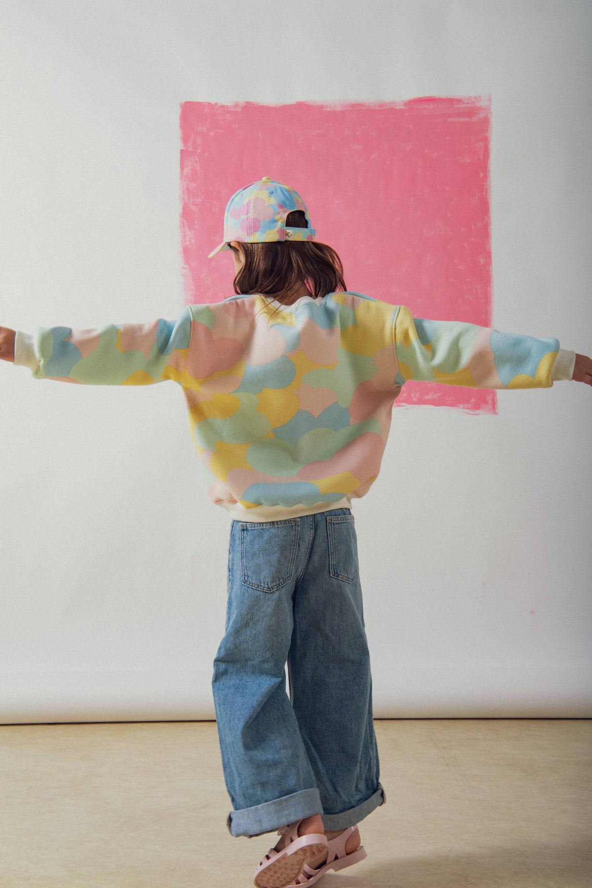 Sweat Rainbow – motif nuage, vue 2