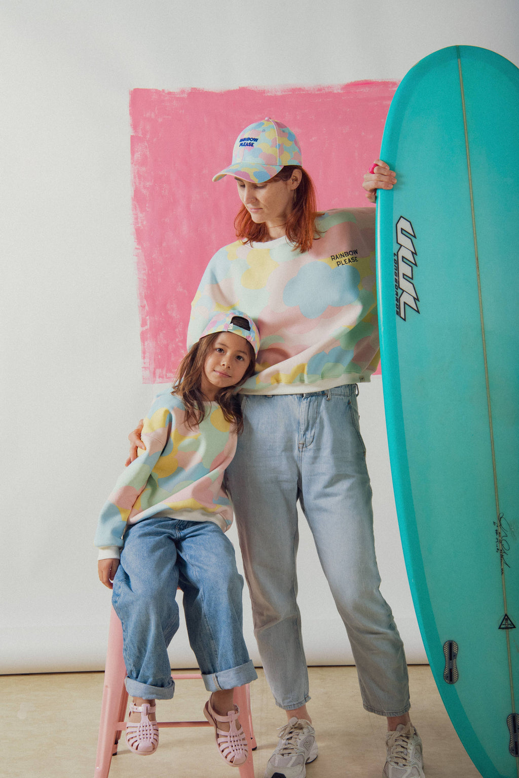 Sweat Rainbow – motif nuage, vue 4