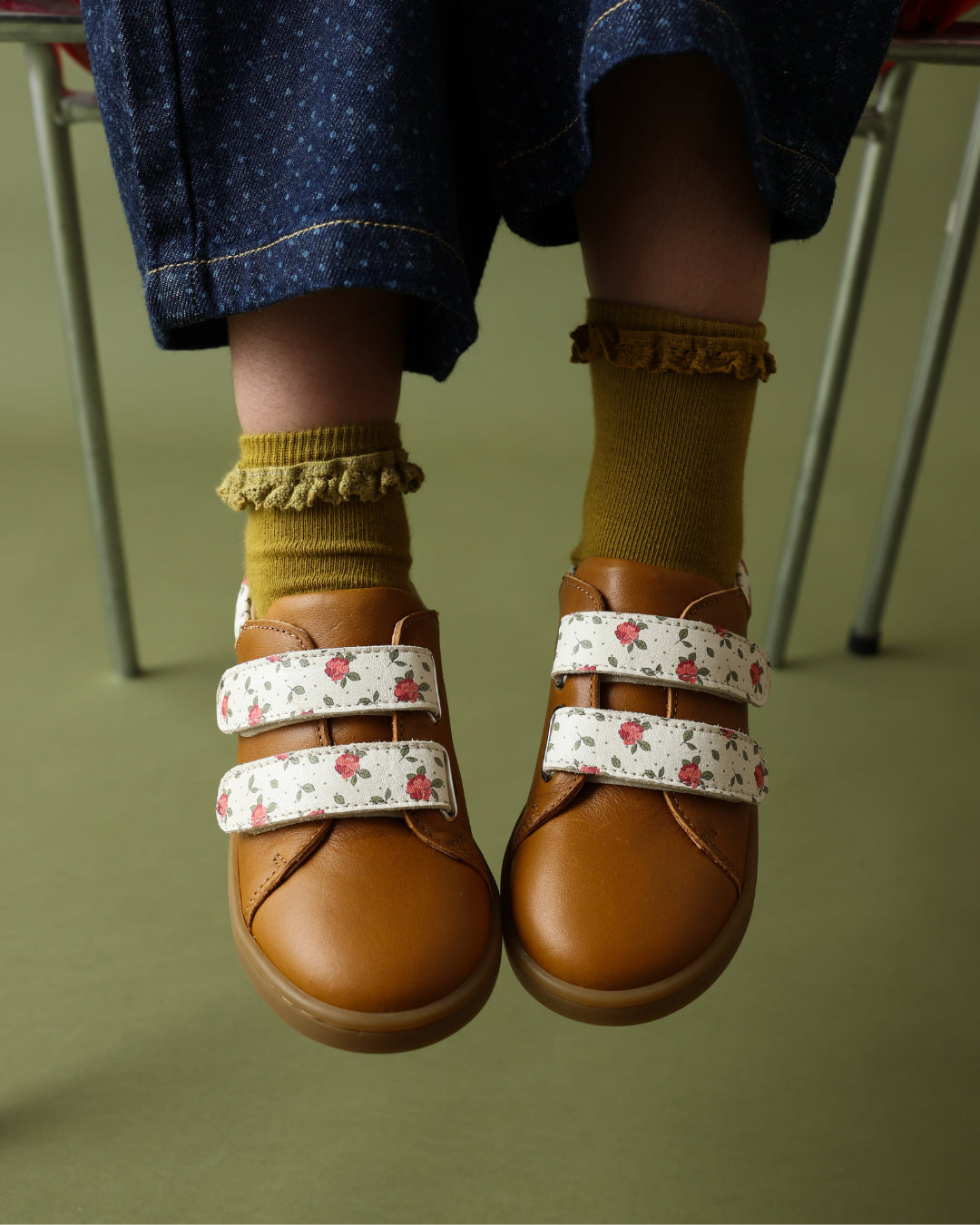 Baskets Mahaut – marron à fleurs, vue 7