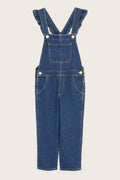 Salopette en jean à volants H&M, vue de face